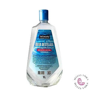 Água Destilada 1L  - Soft Beauty