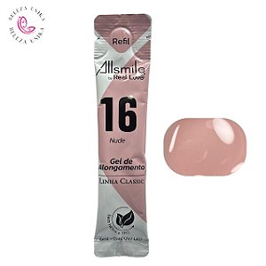 Gel Sachê Allsmile  16 Nude Sem TPO 15ml - Real Love