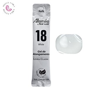 Gel Sachê Allsmile  18 White Sem TPO 15ml - Real Love