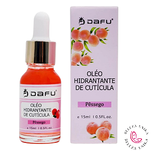Óleo Hidratante de Cutícula Pêssego 15ml - Dafu