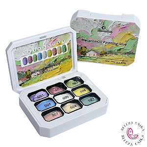 Paleta de Tinta Para Decoração Macaron oil  - Bella Rosa