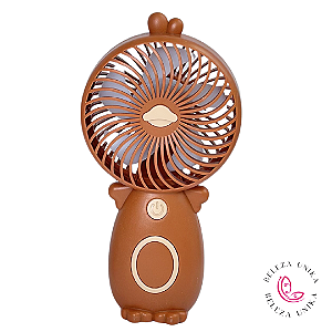 Ventilador Mini Held Fan - Marrom