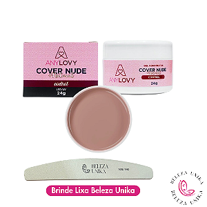 Gel Cover Nude + Natural Anylovy SEM TPO 24g