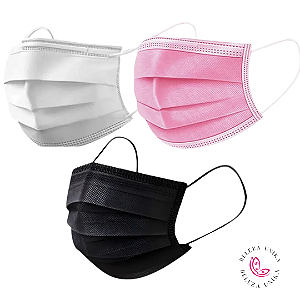 Mascara Descartavel TNT com 50 unid