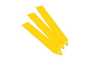 Etiqueta para Identificação de Flores - Kit com 50 unidades - Cor Amarelo