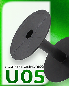 Kit 100 Carretel Cilíndrico U05