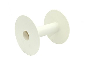 Kit 10 Carretel Cilíndrico U11 Branco