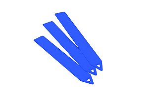 Etiqueta para Identificação de Flores - Kit com 20 unidades - Cor Azul