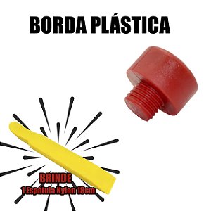 Borda Plastica Abs 30mm Martelo Tramontina + Brinde