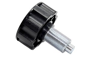 Kit 2 Manipulo Trava Preto M20x27 com puxe para Academia