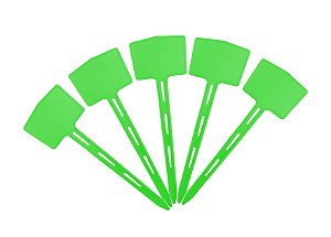 Kit 100 Vareta Plástica para Identificação de Plantas 15 cm - Cor Verde