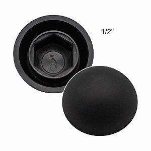 Kit 12 Peças- Acabamento Calota Parafuso Sextavado 1.1/2
