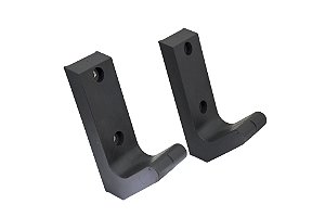 4 Pares Suporte de Barra J - Apoio Reto