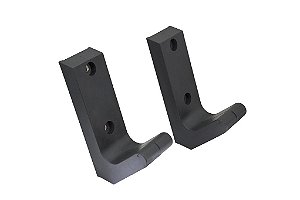 6 Pares Suporte de Barra J - Apoio Reto