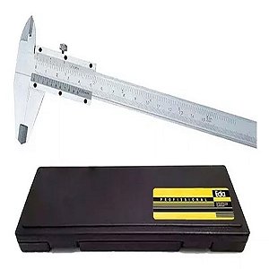 PAQUÍMETRO ANALOGICO DE METAL 06 150MM COM ESTOJO