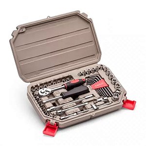 JOGO DE SOQUETES 1/4' MAYLE 45 PECAS