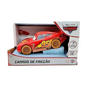 Carrinhos Mcqueen Mattel + Jogo da Memória Carros Disney - Mattel