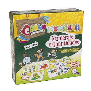 Jogo da Memória Unicórnio 2402 - Brincadeira de Criança - Happily Brinquedos