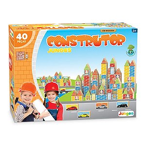 Kit de blocos Construtor 40 Peças Junges