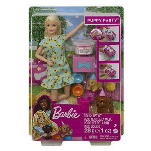 Boneca Barbie Puppy Party Mattel
