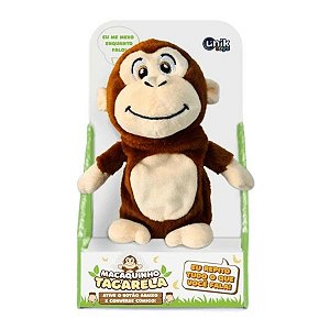 Macaquinho Tagarela com Som Unik Toys