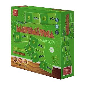 Jogo Matemática Mágica 84 Peças Brinquedo Educativo de Madeira