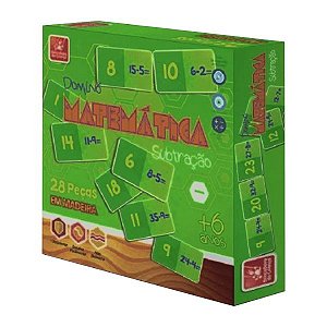 Jogo de Dominó Operações Matemáticas Multiplicação 28 peças Junges - Up  Brinquedos