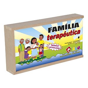 Bonecos Família Terapêutica com Membros Articulados Negra/Branca Carlu