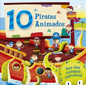 Livro 10 Piratas Animados