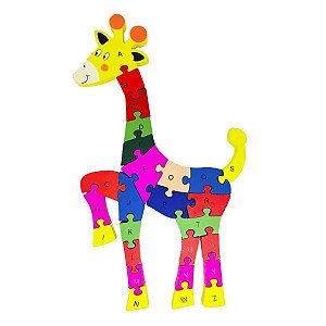 Quebra Cabeça Girafa Toymix