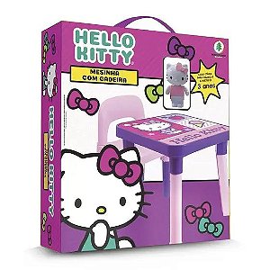 Hello Kitty Mesinha com Cadeira e Boneca