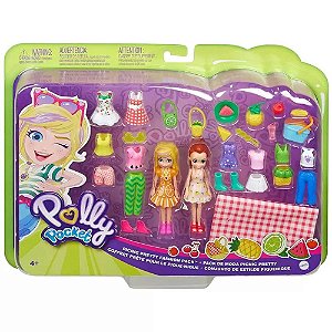 Polly Pocket! Glamorosa Van de Campismo Mattel : .com.br