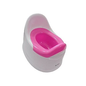 Troninho Infantil Rosa e Branco Buba