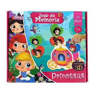 Jogo da Memória Princesa Brincadeira de Criança