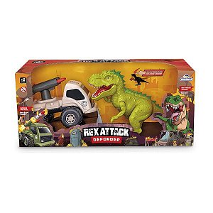 Dinossauro Rex Attack Defender Cores Adijomar