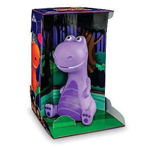 Dinossauro Baby Rex Cofrinho Roxo/Azul Adijomar