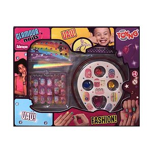 Kit de Adereços de Unha Glamour Nails Toyng