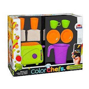 Kit Torradeira Color Chefs Usual