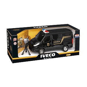 Carrinho Polícia Iveco Daily com Acessórios Usual