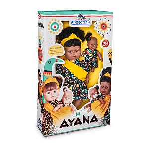 Boneca Ayana Negra Adijomar