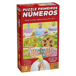 Quebra-Cabeças Progressivo Primeiros Números Grow