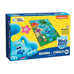 Quebra-Cabeças 30 Peças Blue's Clue's Pais e Filhos