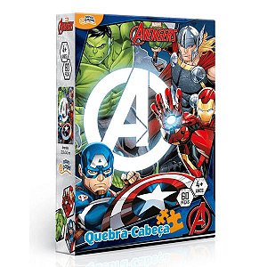 Quebra-Cabeças 60 Peças Vingadores Toyster