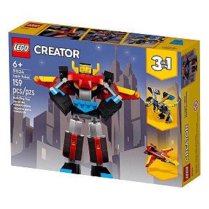 Lego Blocos de Montar 159 Peças Super Robô
