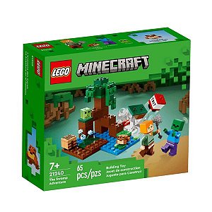 Lego Minecraft Blocos de Montar 65 Peças Aventura no Pântano