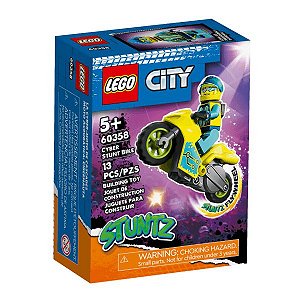 Lego City Blocos de Montar 13 Peças Cybermoto Acrobacias Stuntz