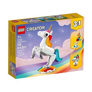 Lego Blocos de Montar 145 Peças Unicórnio Mágico