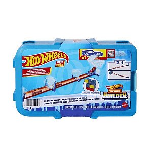Pista Hotwheels Track Builder Caixa Pequena de Acrobacias Mattel HNJ66