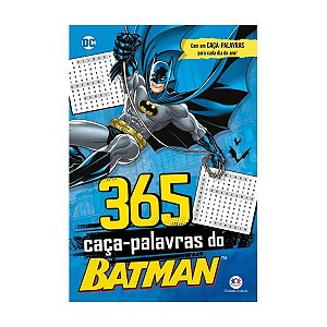 Livro 365 caca-palavras do Batman Ciranda Cultural