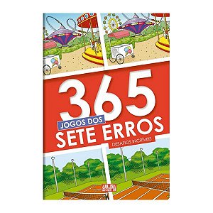 Livro 365 Jogos dos Sete Erros Ciranda Cultural